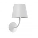 Aplica LED perete iluminat exterior stil modern TOC alba
