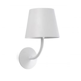 Aplica LED perete iluminat exterior stil modern TOC alba