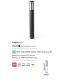 Stalpi - Stalp LED iluminat exterior design modern LOGAR-1 H65cm