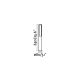 Stalpi - Stalp LED iluminat exterior design modern LOGAR-1 H65cm