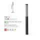 Stalpi - Stalp LED iluminat exterior design modern LOGAR-2 H90cm