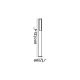 Stalpi - Stalp LED iluminat exterior design modern LOGAR-2 H90cm
