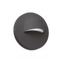 Aplica LED iluminat exterior design minimalist BROW gri inchis