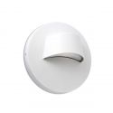 Aplica LED iluminat exterior design minimalist BROW alba