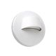 Aplica LED iluminat exterior design minimalist BROW alba