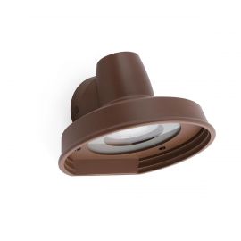 Aplice - Aplica perete iluminat exterior stil modern BRONX maro