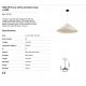 Pendule, Lustre suspendate - Lustra decorativa design XXL HUE ivory