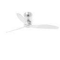 Ventilator de tavan modern cu telecomanda MINI TUBE FAN Transparent 