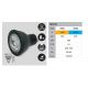 Becuri GU10 - BEC LED GU10 8W 2700K dimabil lumina calda