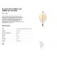 Becuri E27 - BEC filament LED dimabil decorativ 8W E27 BT180 2000K lumina calda AMBER