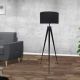 Lampadare - Lampadar cu trepied design elegant Tripod negru