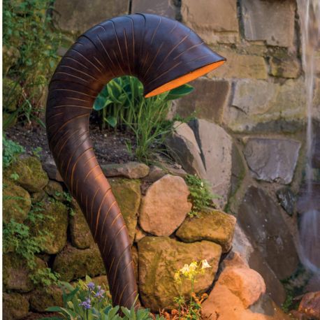 Stalpi Fier Forjat - Lampa decorativa iluminat exterior din fier forjat design lalea AL 6826