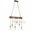 Lustra cu 6 pendule design industrial vintage Cellar