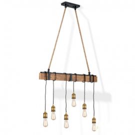 Pendule, Lustre suspendate - Lustra cu 6 pendule design industrial vintage Cellar