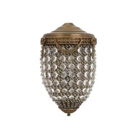 Aplice, corpuri de iluminat pentru pereti - Aplica de perete mix timeless style, stralucitor, finisaj antique brass, Emperor