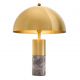 Veioza design LUX Flair, marmura gri/ metal alama