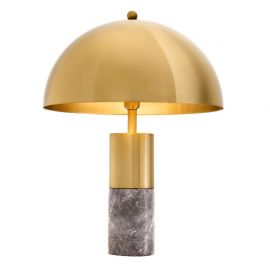 Veioze - Veioza design LUX Flair, marmura gri/ metal alama