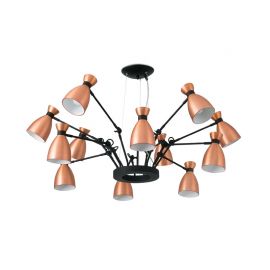 Pendule, Lustre suspendate - Pendul design Retro Copper 12L