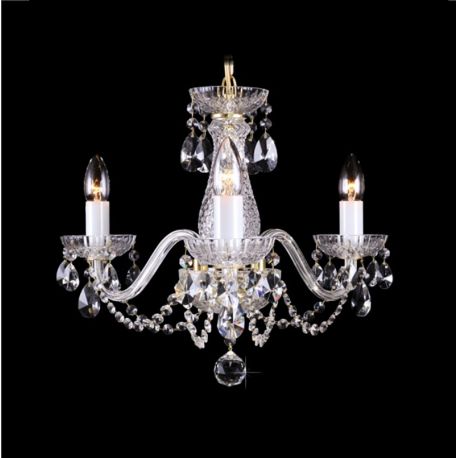 Lustre Cristal Bohemia - Lustra 3 brate cristal Bohemia