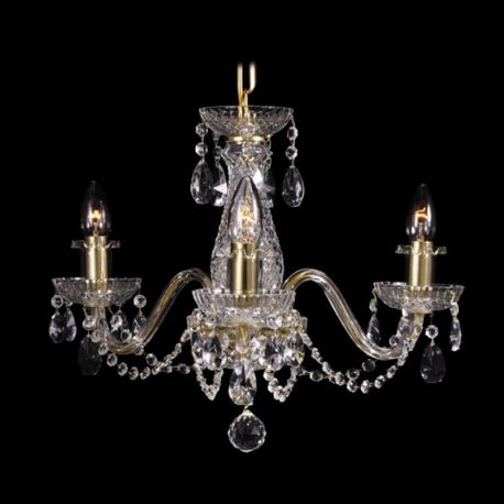 Lustre Cristal Bohemia - Lustra 3 brate cristal Bohemia