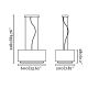 Pendule, Lustre suspendate - Pendul design modern VESPER-1