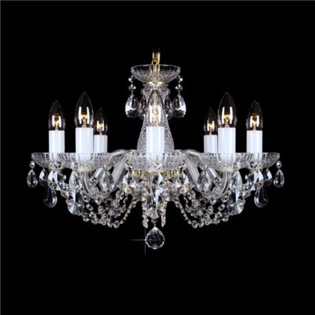 Lustre Cristal Bohemia - Lustra 8 brate cristal Bohemia