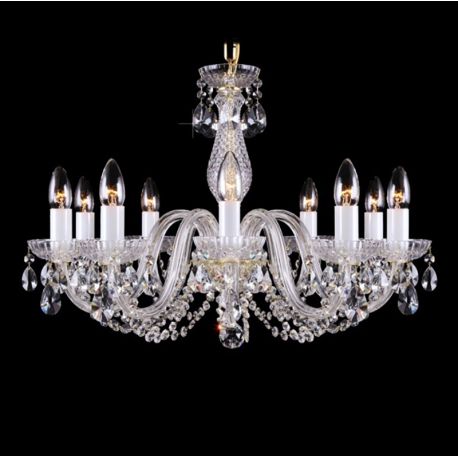 Lustre Cristal Bohemia - Lustra 10 brate F1 cristal Bohemia