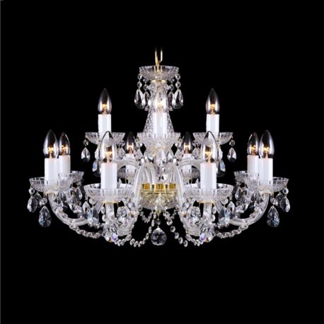 Lustre Cristal Bohemia - Lustra 12 brate F2 cristal Bohemia