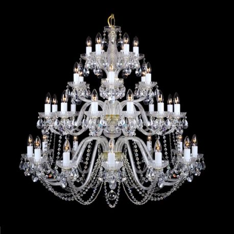 Lustre Cristal Bohemia - Lustra 36 brate cristal Bohemia