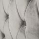 Paturi - Pat elegant tapitat cu catifea gri argintiu, Extravagancia 180x200cm