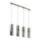 Pendule, Lustre suspendate - Lustra moderna cu 4 pendule ANNIKA nickel