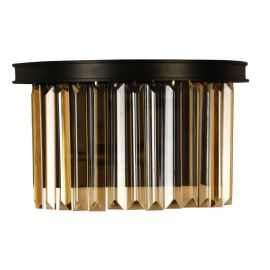 Aplice, corpuri de iluminat pentru pereti - Aplica design Loft, negru/ champagne