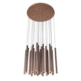Candelabre, Lustre - Lustra LED dimabila design Premium Class Quality 62cm ORGANIC FAT CUPRU
