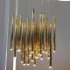 Candelabre, Lustre - Lustra LED dimabila design Premium Class Quality Ø62cm ORGANIC FAT GOLD