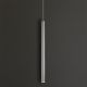 Pendule, Lustre suspendate - Pendul LED design Premium Class Quality Ø2,5cm ORGANIC FAT crom