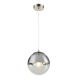 Pendule, Lustre suspendate - Lustra / Pendul modern 20cm VARUS nickel/crom