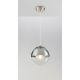 Pendule, Lustre suspendate - Lustra / Pendul modern 20cm VARUS nickel/crom