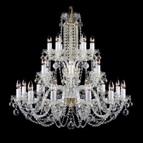 Lustre Cristal Bohemia - Lustra 24 brate cristal Bohemia