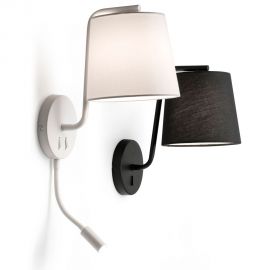 Aplice, corpuri de iluminat pentru pereti - Aplica cu reader LED BERNI