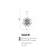 Pendule, Lustre suspendate - Lustra moderna design deosebit 90cm SIRIUS CO