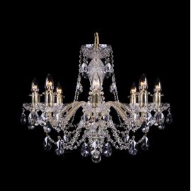 Lustre Cristal Bohemia - Lustra 8 brate cristal Bohemia