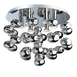 Lustre aplicate - Lustra moderna aplicata design deosebit 49cm Luvia CH