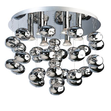 Lustre aplicate - Lustra moderna aplicata design deosebit 49cm Luvia CH