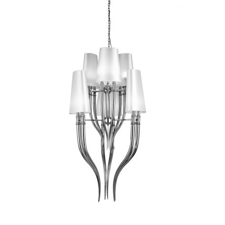 Candelabre, Lustre - Lustra eleganta design LUX ultra-modern DIABLO 3+3 WHITE