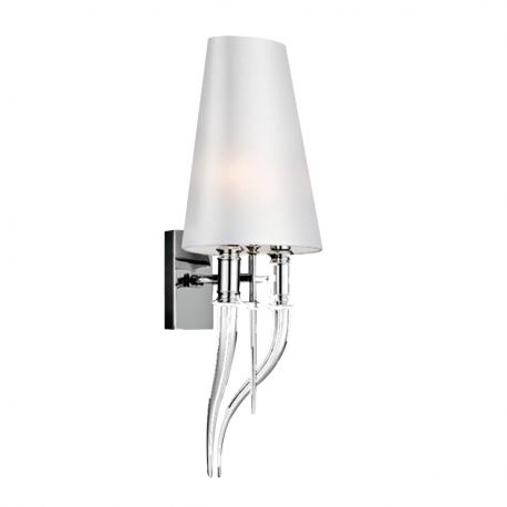 Aplice, corpuri de iluminat pentru pereti - Aplica perete eleganta design LUX ultra-modern DIABLO WHITE