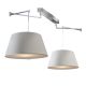 Pendule, Lustre suspendate - Lustra cu 2 pendule directionabile NATALIA 2S WH