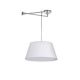 Pendule, Lustre suspendate - Lustra cu un pendul directionabil NATALIA S WH