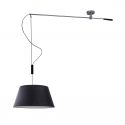 Lustra cu un pendul directionabil MALAGA BK