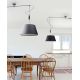 Pendule, Lustre suspendate - Lustra cu un pendul directionabil MALAGA BK
