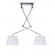 Pendule, Lustre suspendate - Lustra moderna cu 2 brate articulate ADAM 2 S WH